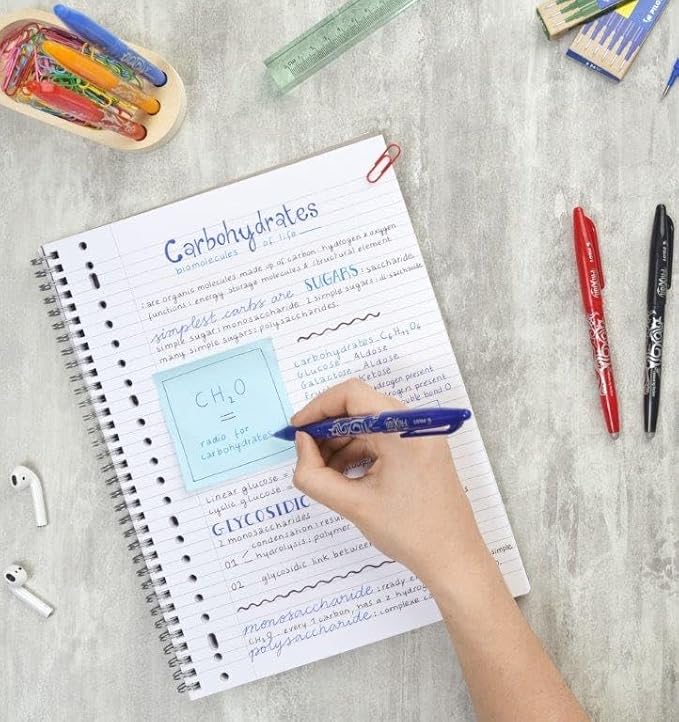 Pilot Frixion Erasable Rollerball Pen - Blue Single