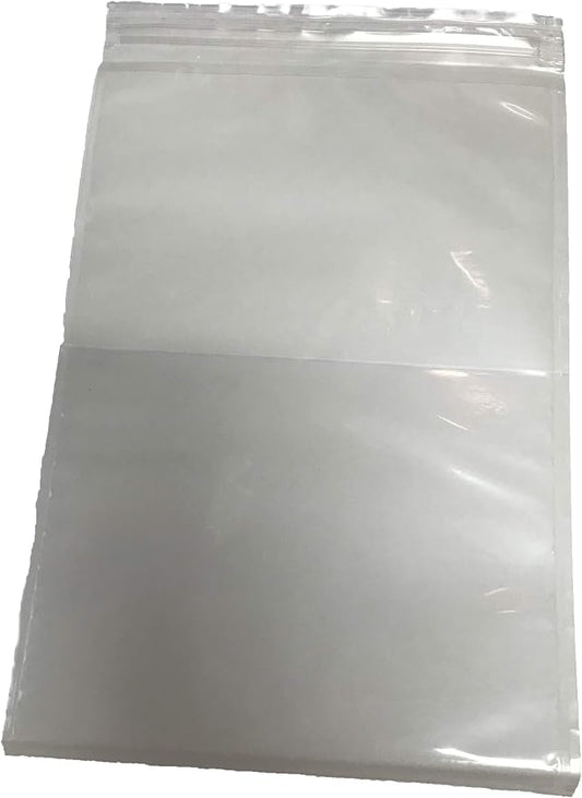 Tabbies 54471 Self-Adhesive Lock-It Pockets, 100 Box, Clear Ziplock Style Plastic Pouches, 6 x 9 Inch Inside, for File Folders, Binders & Media