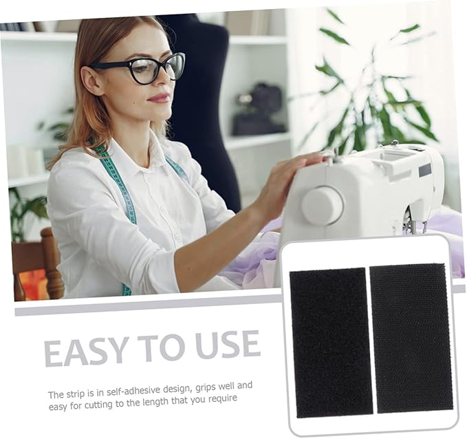 STOBOK 30sets Double-Sided Hook and Loop Adhesive Strips for Home and Office Use Durable and Lightweight Carpet Tapes for Various Surfaces Easy to Install