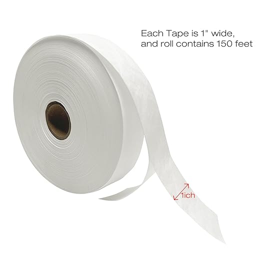 Lineco Tyvek Tape, 1" x 150 Ft, Used for Matting Binding and Repairs Prints Documents Letters Folders Books, Pressure Senstitve Adhesive Durability (2 Rolls)