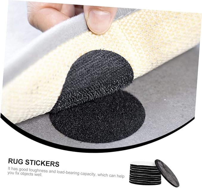 SOLUSTRE 5sets Non-Trace Sofa Cushion Fixers Double Sided Adhesive Strips for Rug Carpet