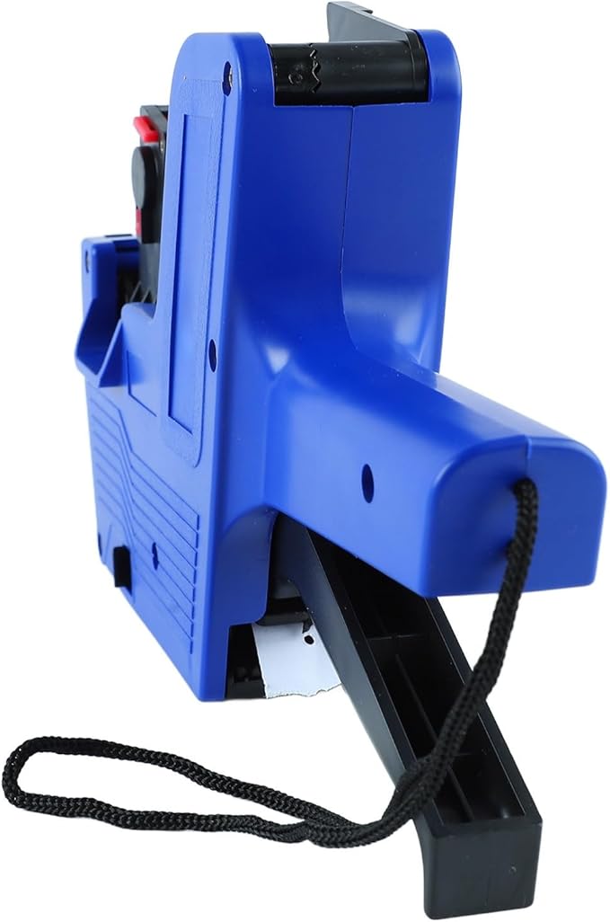 8 Digit Price Tag Label Gun with 3 Rolls Label Paper & 2 Ink Wheels, Handheld Numerical Pricing Labeler for Retail, Grocery, Office, Store, Merchandise, Clear Print