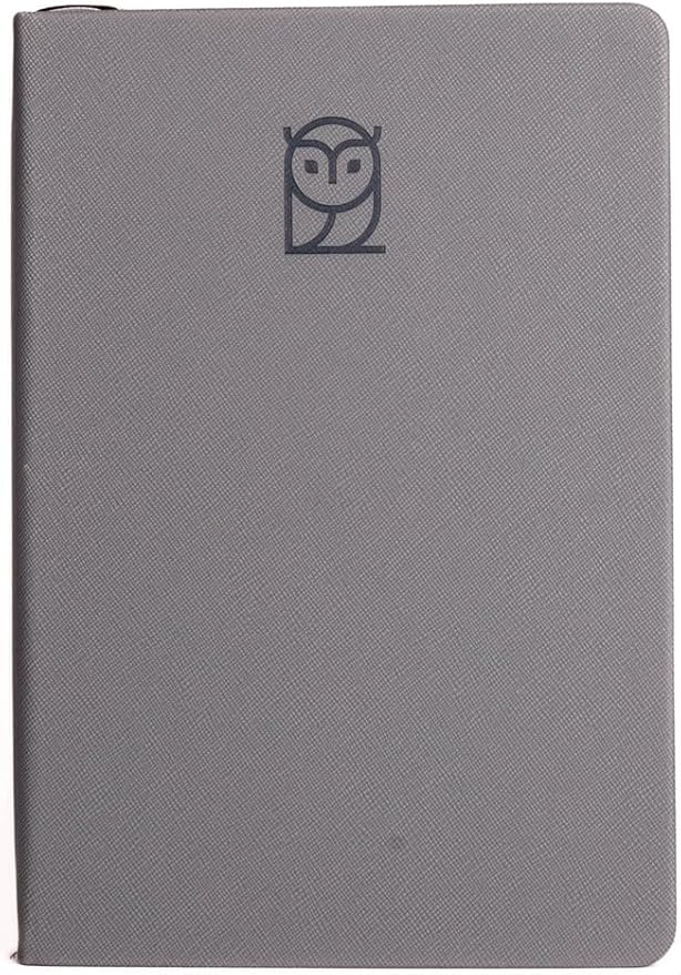 Wyze Planner Undated Daily Planner – 6-Month A5 Productivity Organizer with Full Page Per Day, Hourly Schedule, Goal Setting, Habit Tracker, Weekly & Monthly Pages – Hardcover Time Management Notebook (Gray)