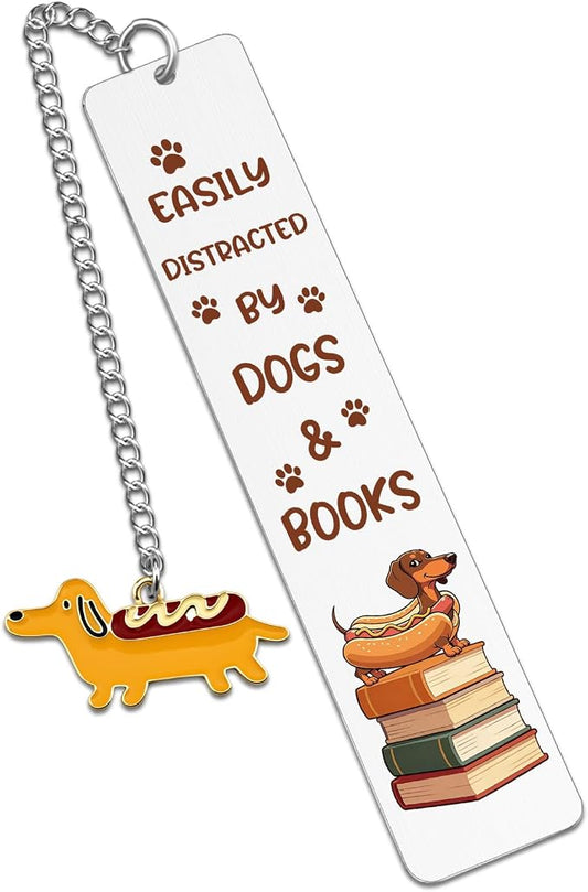 Dachshund Gifts for Women Dachshund Bookmarks for Book Lovers Weiner Dog Gifts for Women Birthday Christmas Weenie Dog Gift Cute Bookmarks