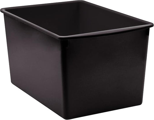 Teacher Created Resources® Black Plastic Multi-Purpose Bin