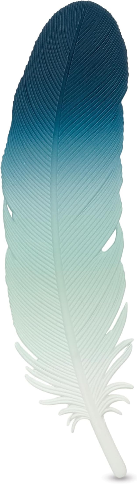 Genuine Fred Tale Feather Flexible Silicone Feather Page Marker with Soft Ombre Design, Lightweight Bookmark for Books, Journals and Planners