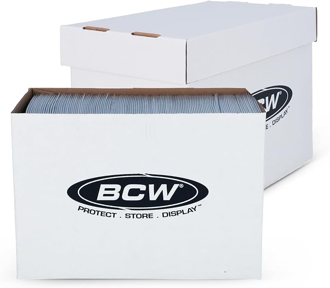 BCW Magazine/Document Storage Box 10-Pack | Durable Cardboard Filing Box
