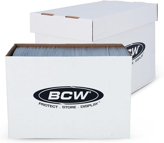 BCW Magazine/Document Storage Box 5-Pack | Durable Cardboard Filing Box