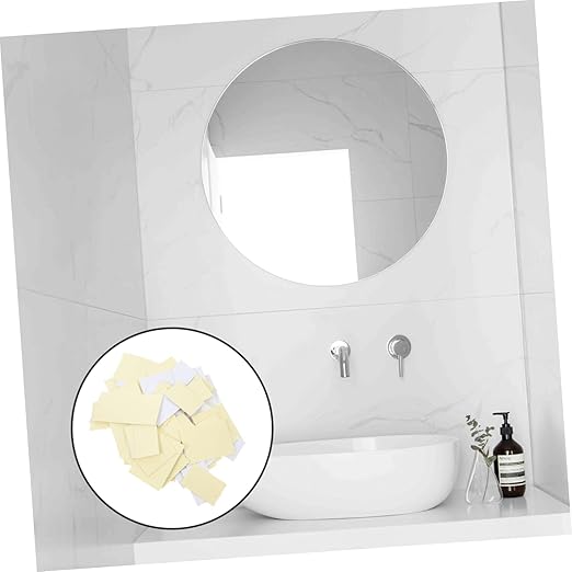 LIFKOME Double Sided Tape 100pcs Adhesive Squares Strong Adhesion for Hooks Mirrors