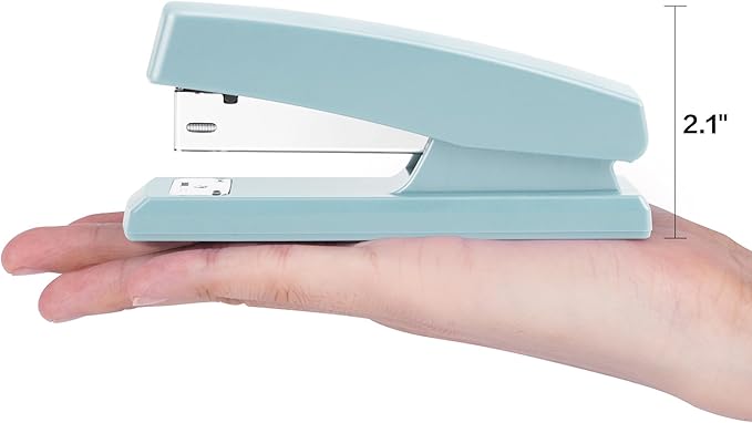 Deli Stapler, Desktop Staplers with 640 Staples, Office Stapler, 25 Sheet Capacity, Blue