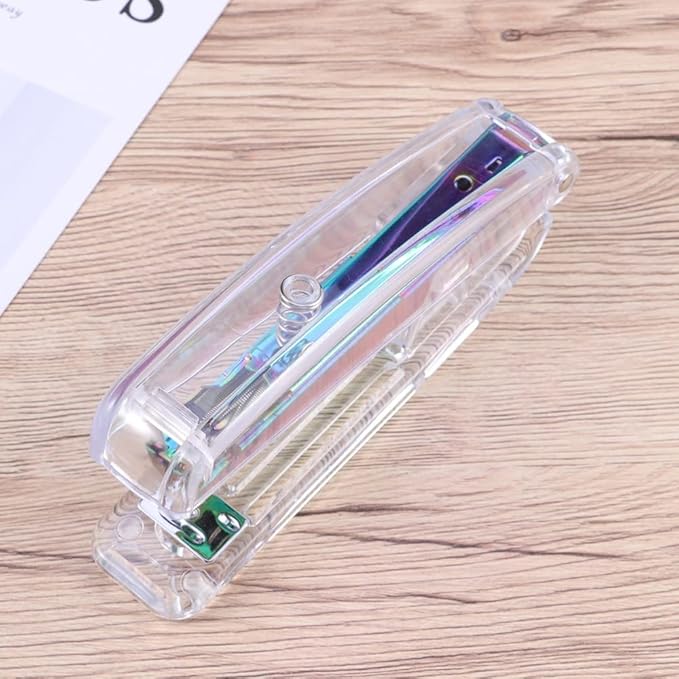 Desktop Stapler Classic Design Stapler Stapling Machine for Office School Home (1 Stapler + 1 Box Stapling Nail)