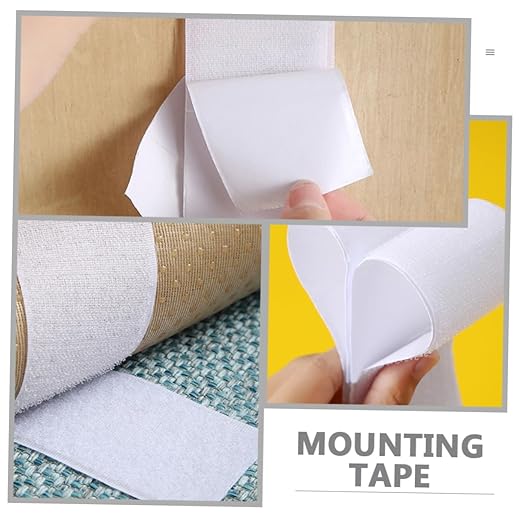 2rolls Hook and Fasteners for Guitar Effects Pedals Heavy Duty Sticky Tape for Secure Mounting Versatile and for Musicians