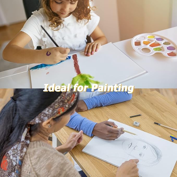 30Pcs Foam Board 10" x 8" White Poster Board 3/16" Thick Foam Core Backing Board White Mat Boards for Projects Art Presentations Crafts Display Favors