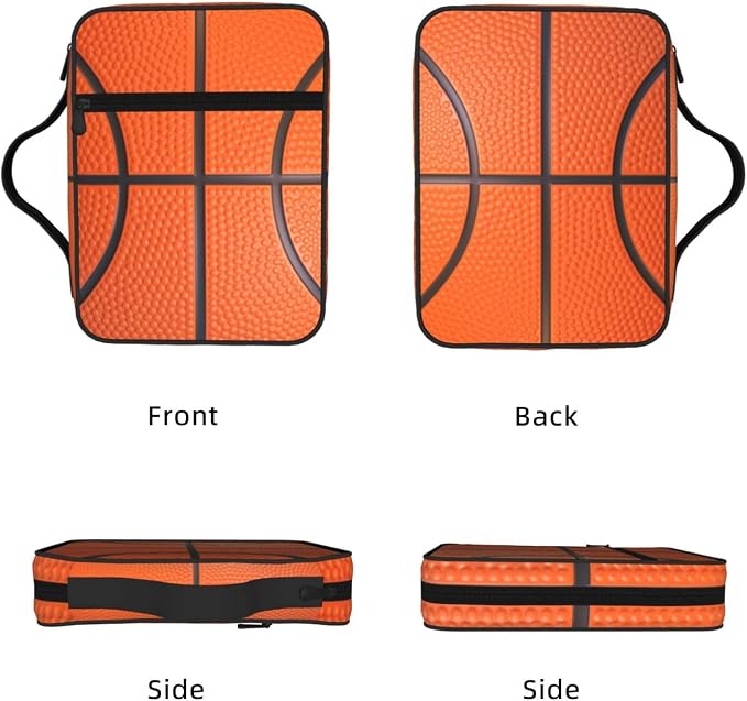 Basketball Sport Bible Cover Case Carrying Book Protector Case Bible Study Supplies Accessories Holder Case Christian Gift for Women Men
