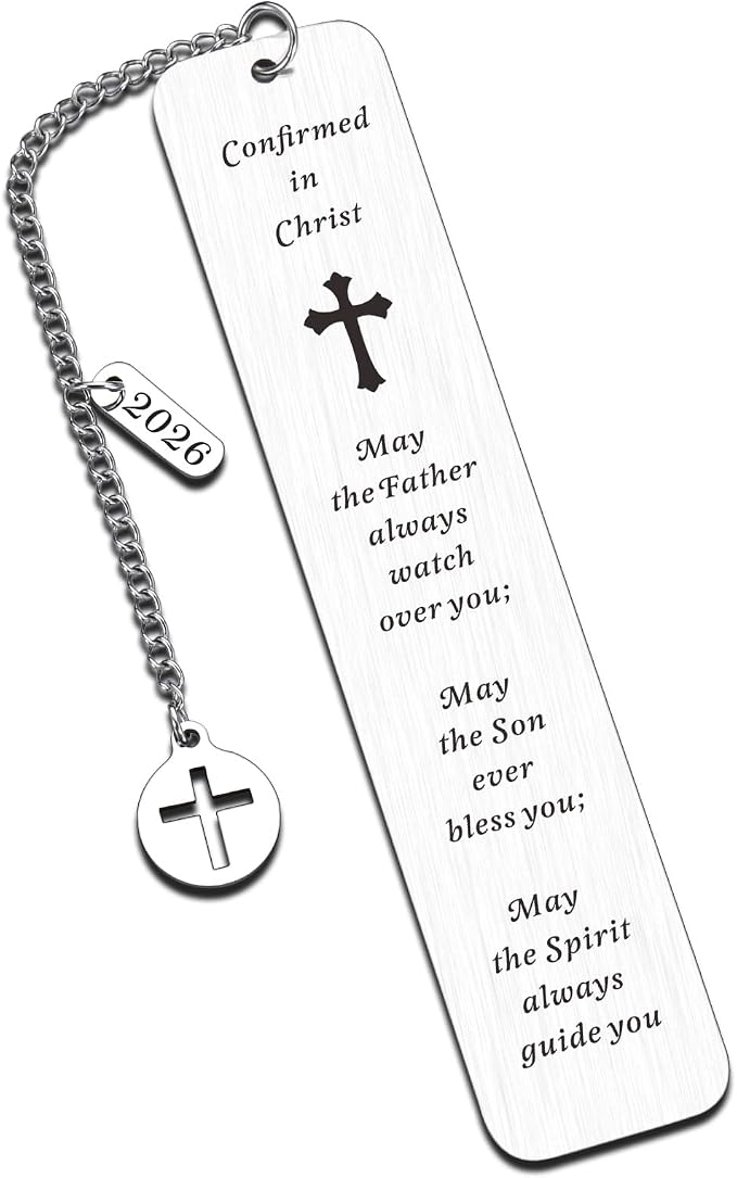 2026 Confirmation Gifts for Teenage Girls Boys Christian Gifts Bookmark for Kids Baptism Gifts for Christian Godson Goddaughter Catholic Confirmation Gifts for Birthday Christmas Religious Bulk Gifts