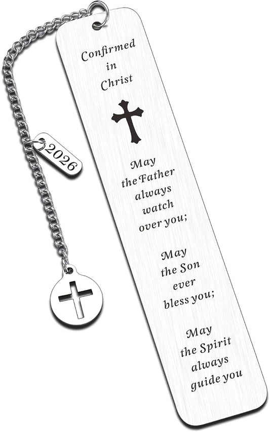 2026 Confirmation Gifts for Teenage Girls Boys Christian Gifts Bookmark for Kids Baptism Gifts for Christian Godson Goddaughter Catholic Confirmation Gifts for Birthday Christmas Religious Bulk Gifts