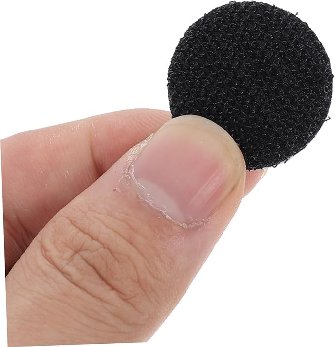 Veemoon 20pcs Heavy Duty Self-Adhesive Hook and Tape for Multi- Use Strong Adhesive Fastener for Mounting and Decoration Dots