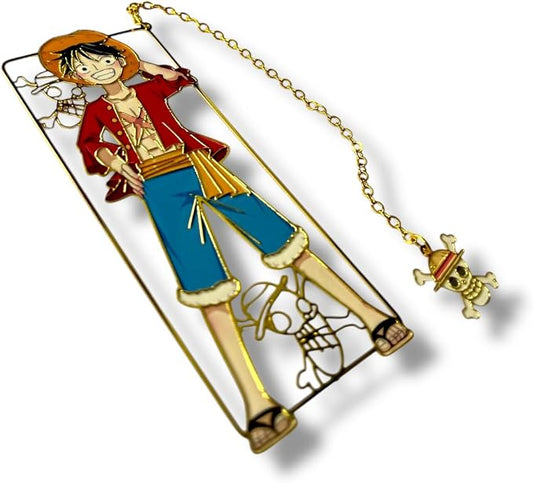 Anime Bookmark Gojo Satoru Metal Bookmark with Chain Japanese Style Manga Accessories Otaku Collectible Reading Gift Anime Gifts Gojo Gifts Book Lover Present Japanese Anime Merch (GRANDLINE)