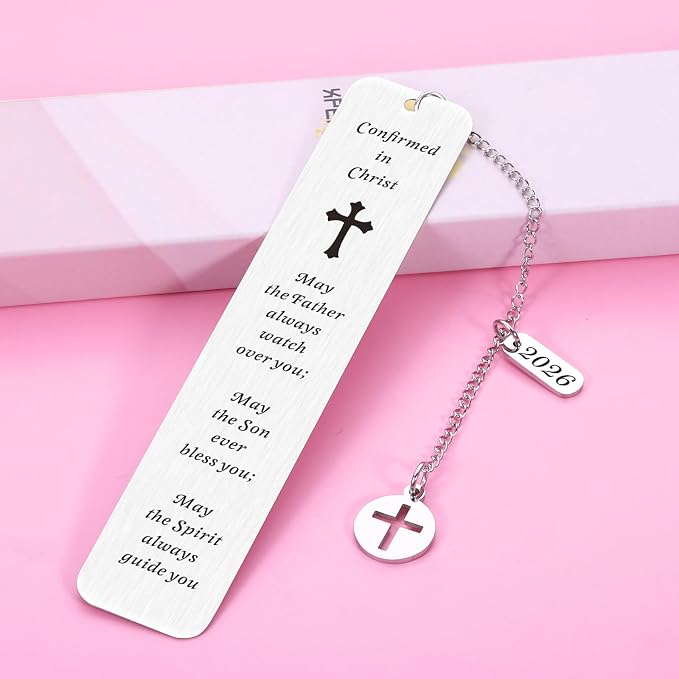 2026 Confirmation Gifts for Teenage Girls Boys Christian Gifts Bookmark for Kids Baptism Gifts for Christian Godson Goddaughter Catholic Confirmation Gifts for Birthday Christmas Religious Bulk Gifts