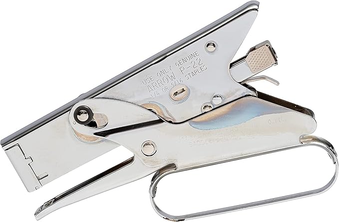 Arrow Fastener P22 Heavy Duty Handheld Plier Stapler for Crafts, Office, and Insulation, Uses 1/4-Inch and 5/16-Inch Staples