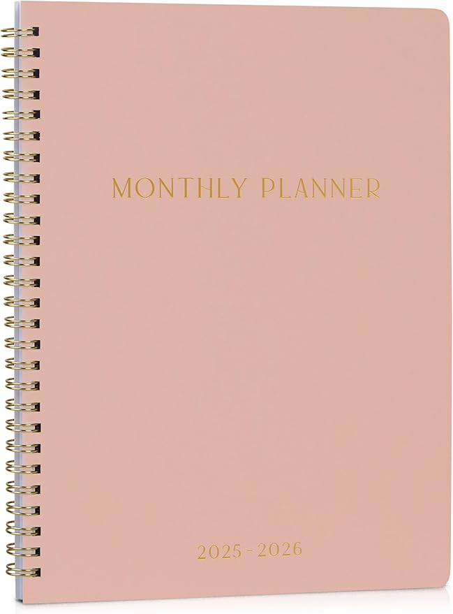 Beautiful 2025-2026 Monthly Planner and Calendar Book - Aesthetic To Do List Notebook For Women to Easily Organize Your Tasks and Boost Productivity - Runs From April 2025 Until December 2026
