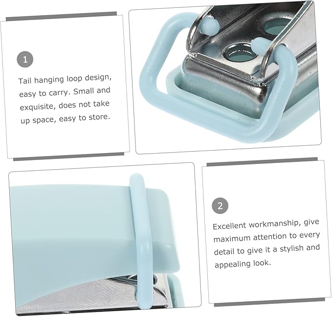 Mini Hole Punch Portable Office Stapler Compact Document Stitcher for Students Sturdy Desk Ornament for School and Office Supplies
