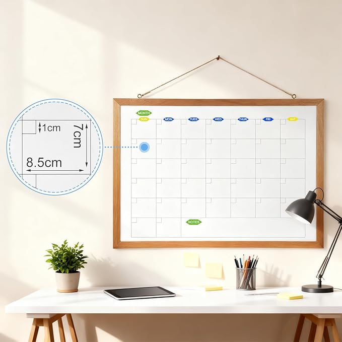 RXMC RUIXUANBOAD whiteboard 17.9x12.6 inch Magnetic Double-Sided, Dry Erase Board Writing Board, Suitable for Home Office Teaching, Equipped with 3 Marker pens and 4 Magnets (Standard3)