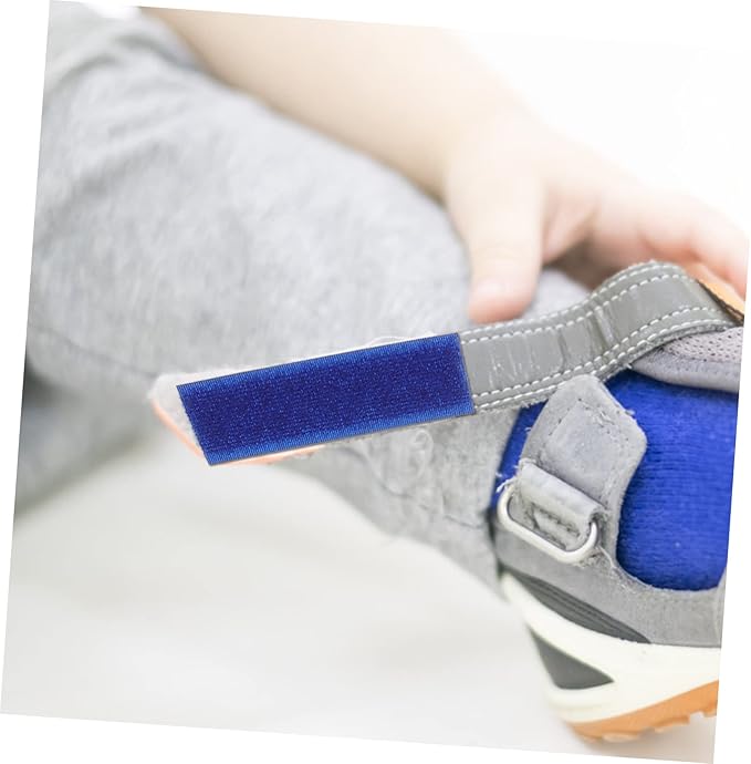 NUOBESTY 50pcs Adhesive Strips Hook and Loop Tape for Shoes Clothes Hats Double-Sided Adhesive Tapes