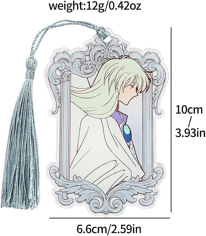 Anime Magic Cards Captor Sakura Bookmarks Set - Sweet Cartoon Cute Book Marks for Reading Women Men Anime Fans, Book Accessories Collection Decor Hangings Gifts (Acrylic Style 4)
