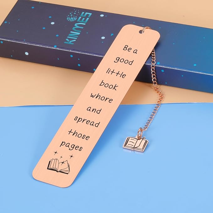 Smutty Book Lovers Gifts for Women Bookmarks for Women Readers, Book Nerd Bookworm Bookish Gifts for Women Smutty Bookmarks for Women Christmas Birthday Book Club Gifts Spread Those Page Book Marker