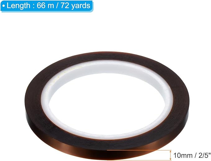 PATIKIL 3/8" Whiteboard Tape, 6 Pack Thin Dry Erase Tape for Graphic Chart Marking DIY Art, Brown