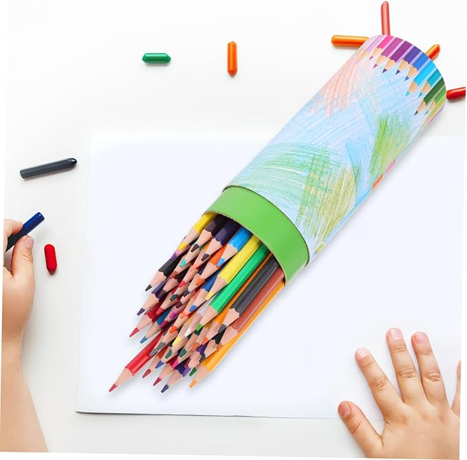 48pcs Practical Colored Pencils Set for Students Vibrant Art Supplies for Painting Sketching and Daily Coloring Activities for Classroom and Creative Projects