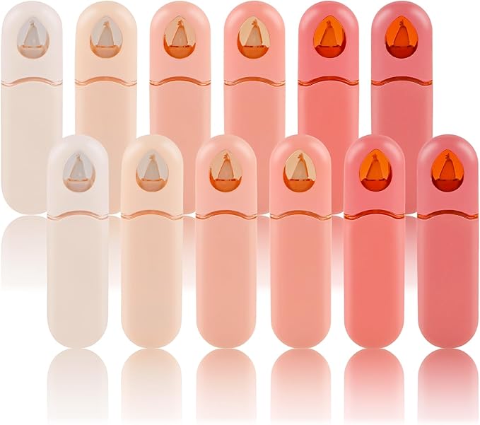 Temiary 12Pcs Cute White Smooth Pull Out Tape, Easy to Use White Correction Pens, 1/5 x 236in Smooth Writing & Aesthetic Office School Supplies (Pink)