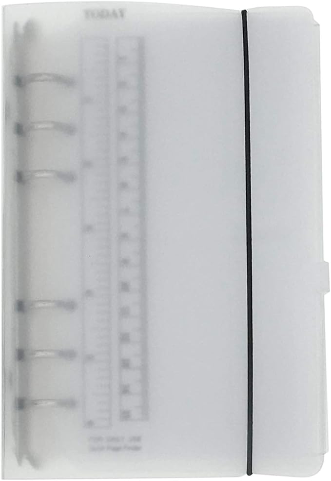A5 PP Binder with Pages & Binder Pocket Set, White
