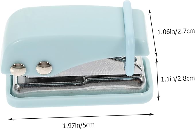 Punch Stapler Compact Desktop Stitcher for Home School and Office Use Convenient and Portable Design with Tail Hanging Ring for Adults