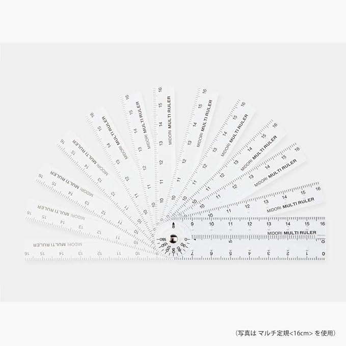 DESIGNPHIL 42266006 Multi Ruler, 11.8 inches (30 cm), Transparent