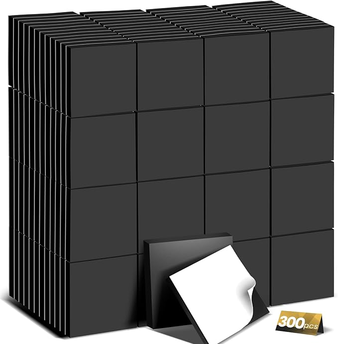 DIYMAG Magnets with Adhesive Backing,300Pcs Adhesives Magnet Squares for Whiteboard Crafts Small Magnetics Tape Magnetic Sheets Magnetism Strips Stickers for Classroom Refrigerator 0.8 x 0.04inch