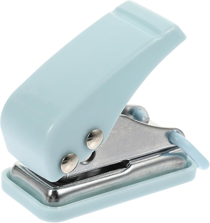 Punch Stapler Compact Desktop Stitcher for Home School and Office Use Convenient and Portable Design with Tail Hanging Ring for Adults