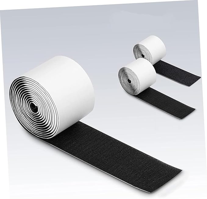 VANZACK 2rolls Guitar Effects Pedal Mounting Tape Double Sided Tape for Pedal Board Hook and Loop Straps for Guitar Board Accessories