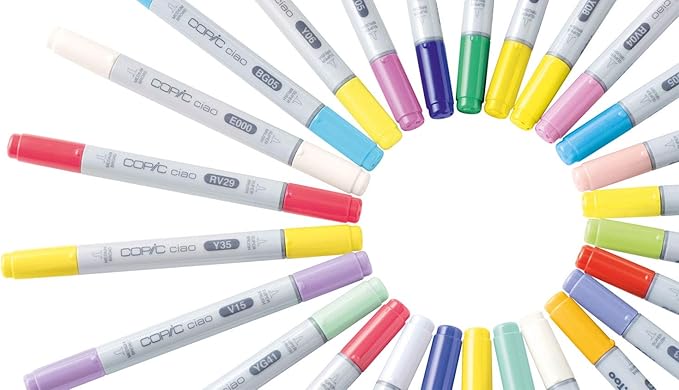 Copic Markers G02 Ciao with Replaceable Nib, Spectrum Green