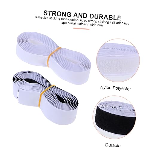 EXCEART 4set Self-Adhesive Tape Double-Sided Strong Adhesive Fixing Strips for Daily Organizing Versatile for Home Office and School Use