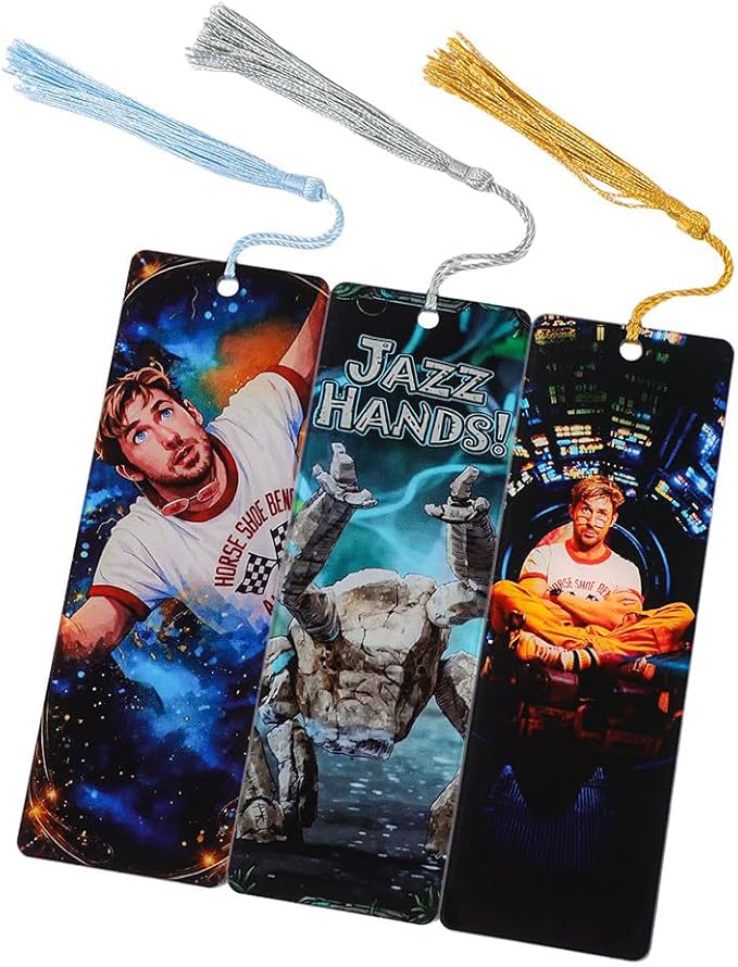 Project Hail Mary Acrylic Bookmark Jazz Hands Movie Fan Collection Gift Rocky Sci-Fi Book Lover Gift Book Accessory (Project Hail Mary-Acrylic)
