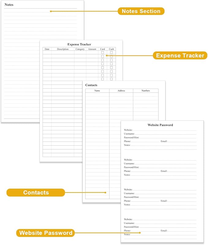 2026-2028 Monthly Planner - 36 Month PLanner Calendar from January 2026 to December 2028, 3 Year Planner 2026-2028 with Flexible Cover, Inner Pocket, Perfect for Home | School | Office, 5.8" x 8.5", White Gold Flower