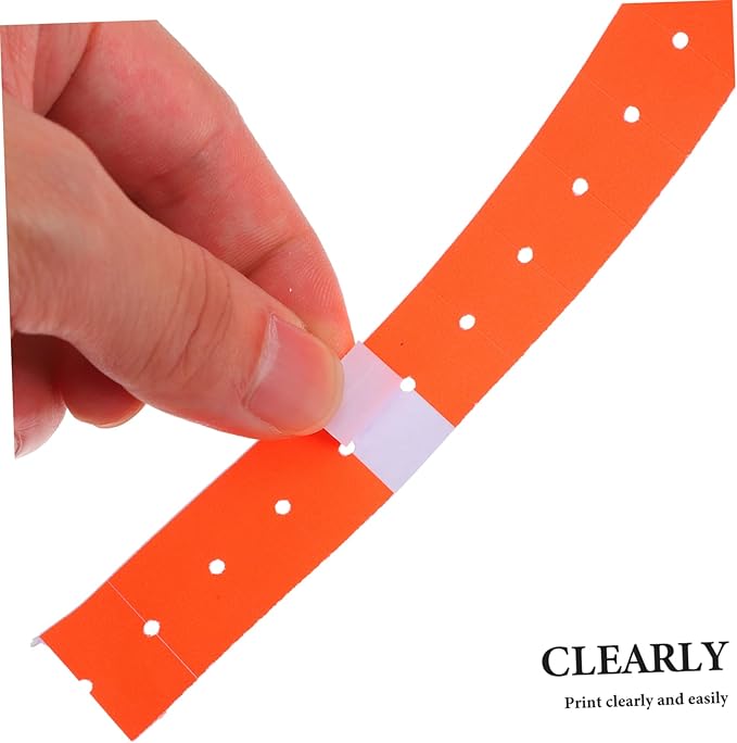 10 Rolls Price Tag Stickers Colored Price Tag Printing Labels Adhesive Pricing Labels Paper for Shop Retail Compatible with Mx Easy Integration and Organization