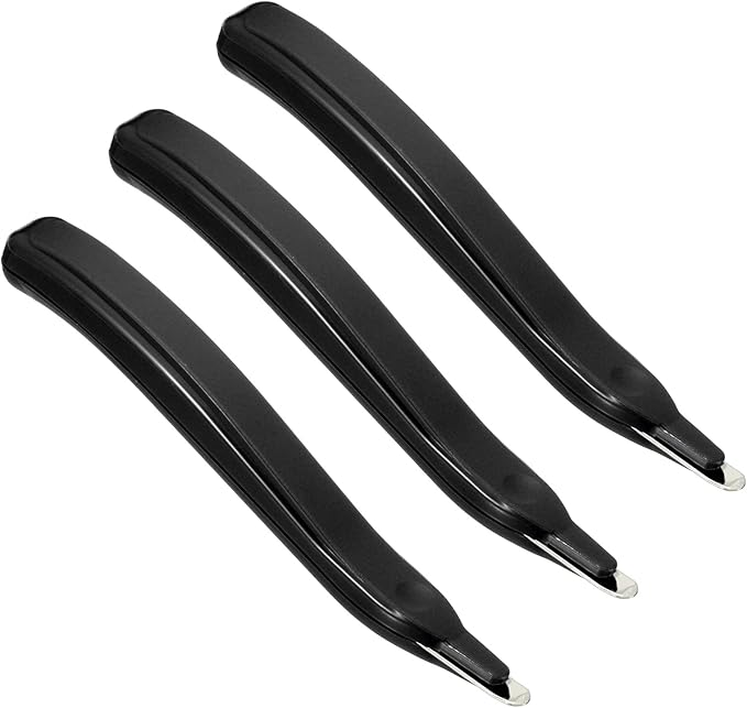 PATIKIL Staple Remover, 3 Pack Magnetic Staple Puller Desktop Removal Tool Cutting Tool for Office Home, Black