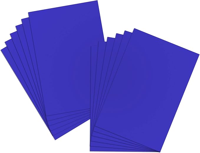 BAZIC Products Poster Board Fluorescent Blue 22" x 28" 25 Sheets