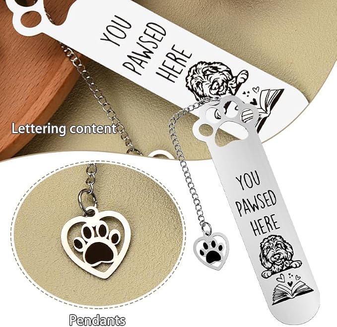 Book Lovers Gifts for Daughter Granddaughter Goldendoodle Dog Lovers Gifts for Readers Bookworms Dog Bookmarks for Women Men Goldendoodle Gifts for Friend Coworker Goldendoodle Dog Owners