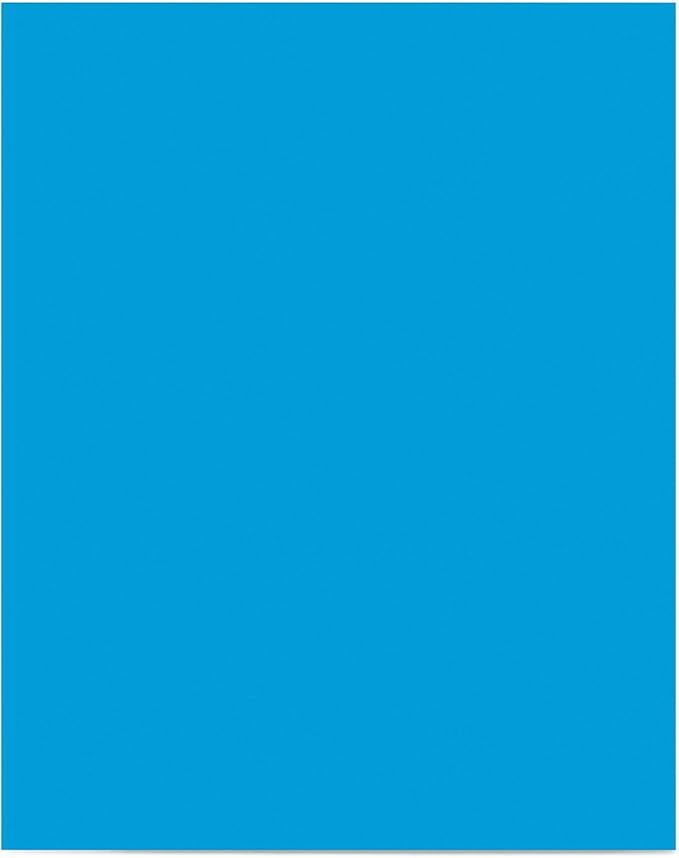 UCREATE Darice 25 Neon Poster Board, 22"X28", Hot, 25 Sheets of 22-in. x 28-in. Poster Board, Blue