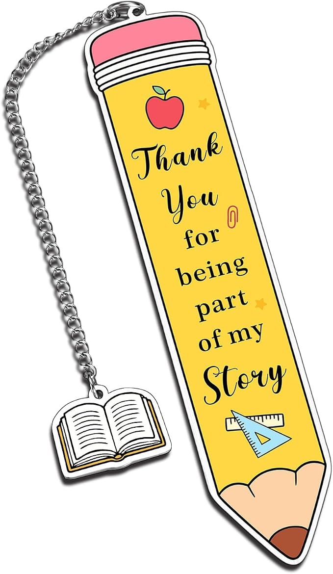 Teacher Appreciation Bookmark Gifts for Women Men, Retirement Gift for Teacher, Back to School Gifts for Teachers, End of Year Thank You Gift Bulk for Teachers from Students, Graduation Teacher's Day