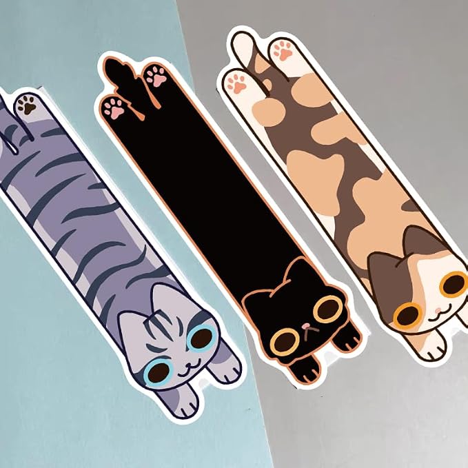 30 PCS Cat Dog World Bookmark, Bookmarks for Cats and Dog Lovers, Bulk Bookmarks for Men and Women, Unique Book Mark for Reading for Boys, Girls, Students, Classroom Gifts, Prize, Reading